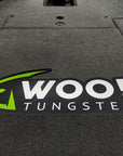 WOO! TUNGSTEN Limited Edition Full Size Green/Black WOO! Carpet Decal (24 inch)