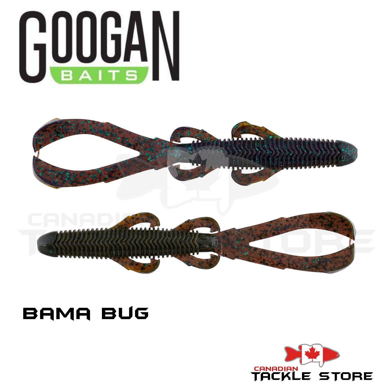 Googan Baits Trench Hawg Soft Plastic Bait, 6 Inch, Watermelon Red Flake For Bass Fishing – Texas & Carolina Rig