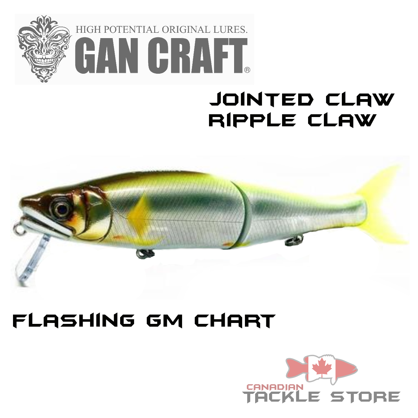 Gan Craft Jointed Claw Ripple Claw 178 Canadian Tackle Store
