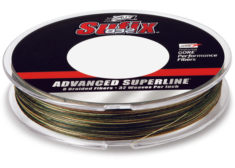 Sufix 832 Advanced Superline Braid 6lb / Camo / 150 Yards