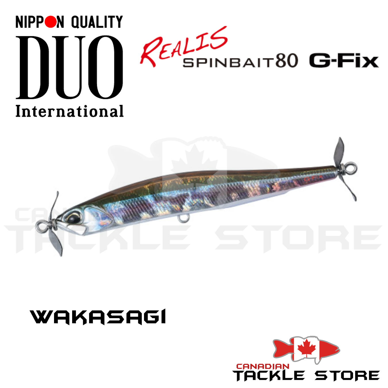 Appât spin Duo Realis 80 G Fix appât spinbait leurre de coulée appât Appât spin Duo Realis 80 G Fix appât spinbait leurre de coulée appât