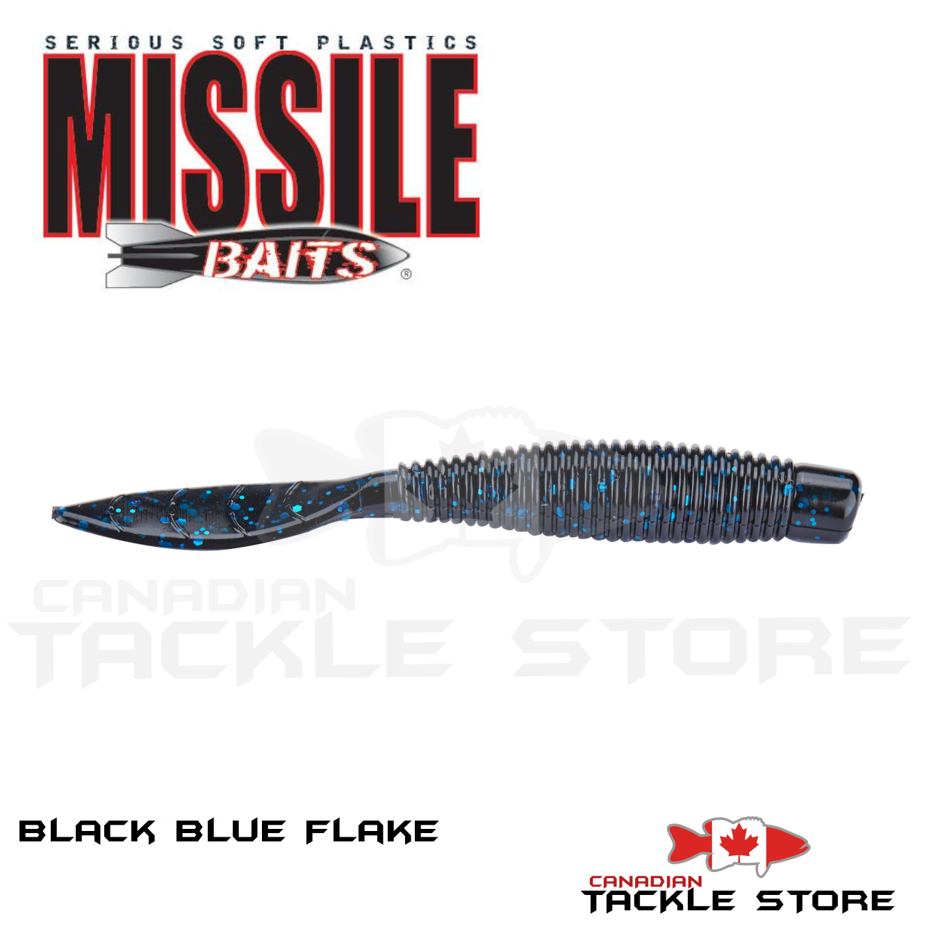  Missile Baits MBDB45-BLKN D Bomb Black Neon : Sports