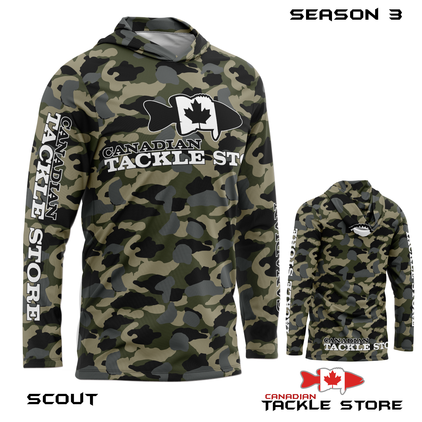 Canadian Tackle Store Supremacy Summer Hoodies S / Scout