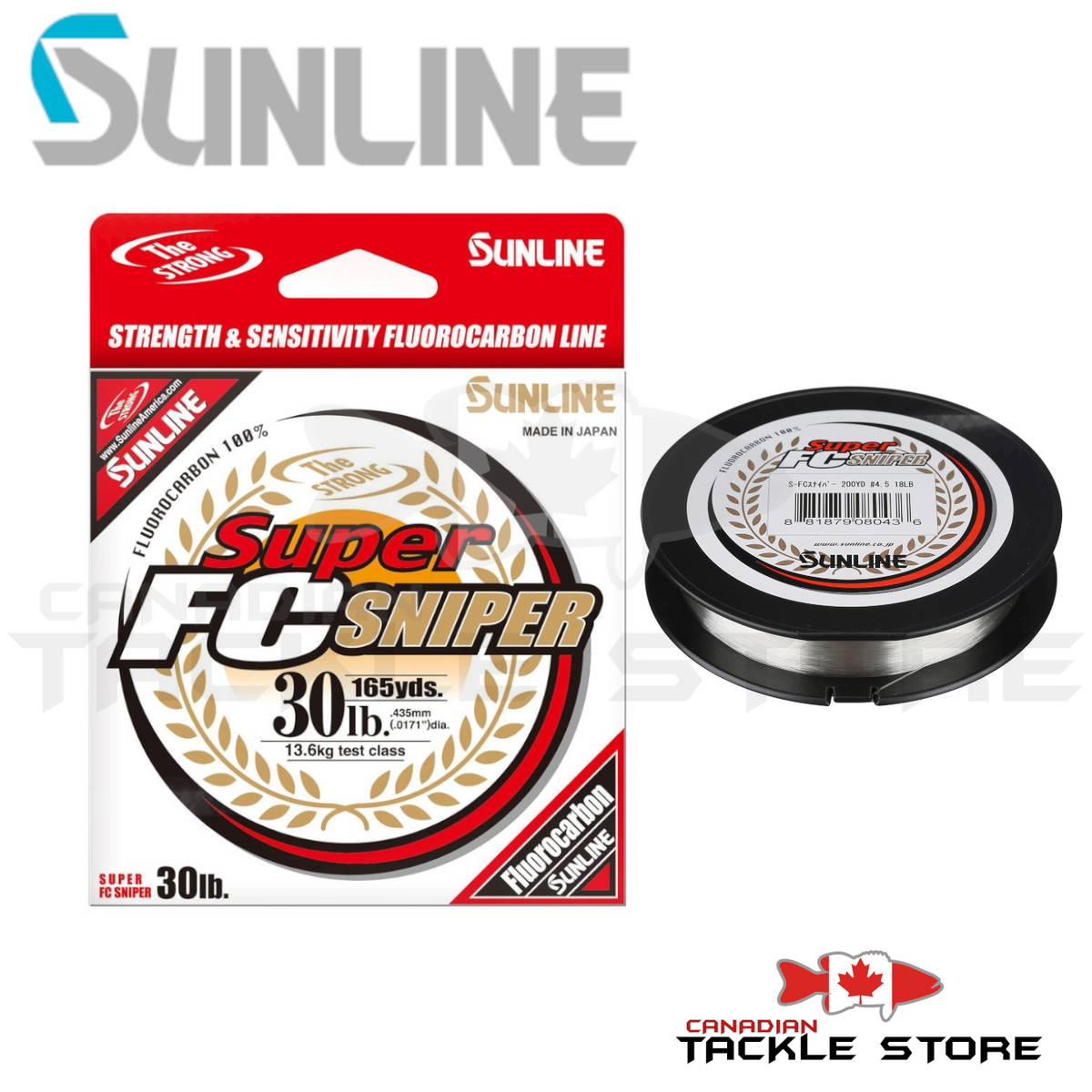 Sunline FC Sniper Fluorocarbon Fishing Line, Fishing Tackle