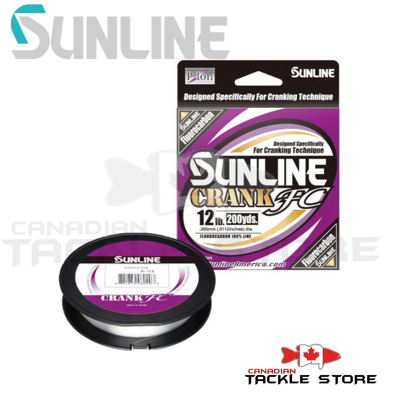 Sunline Crank FC Fluorocarbon Line – Canadian Tackle Store