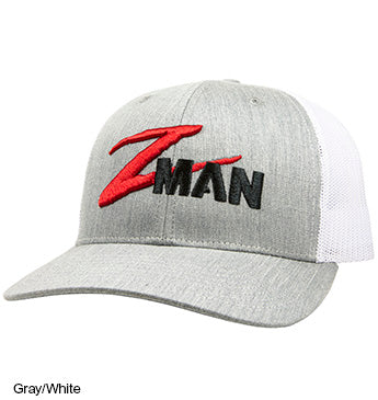 Z-Man Structured Trucker HatZ Grey/White