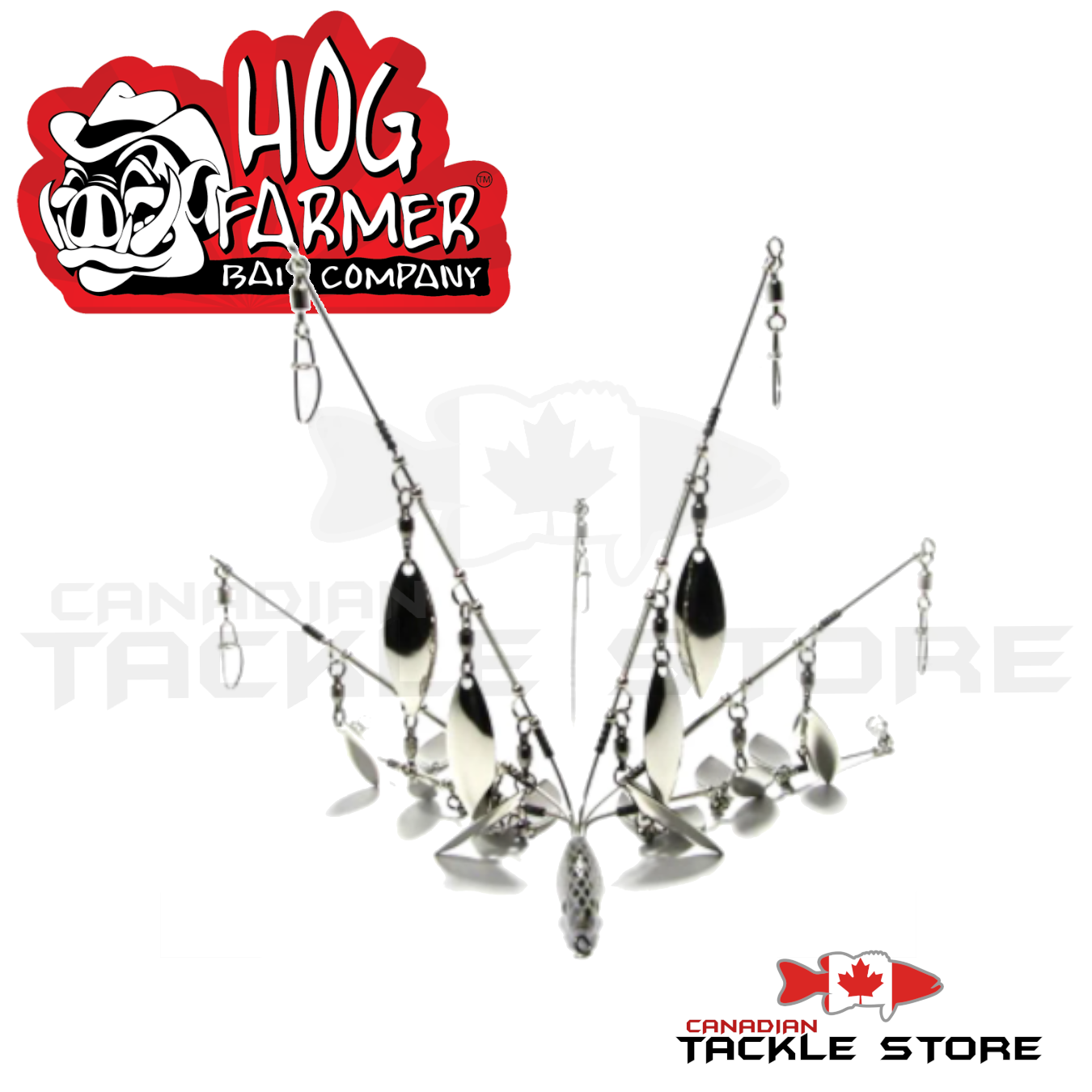 Hog Farmer 7 Wire 18 Blade Custom Rig – Canadian Tackle Store