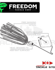Freedom Tackle Swing Buzz Buzzbait