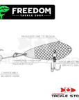 Freedom Tackle Hammered Minnow