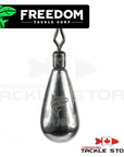 Freedom Tackle Tungsten Drop Shot Tear Drop Weight