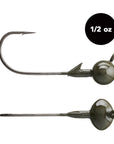 1/2 oz Tungsten Football Jig Head (2 pack) - Available in 2 Colors! - WOO! TUNGSTEN