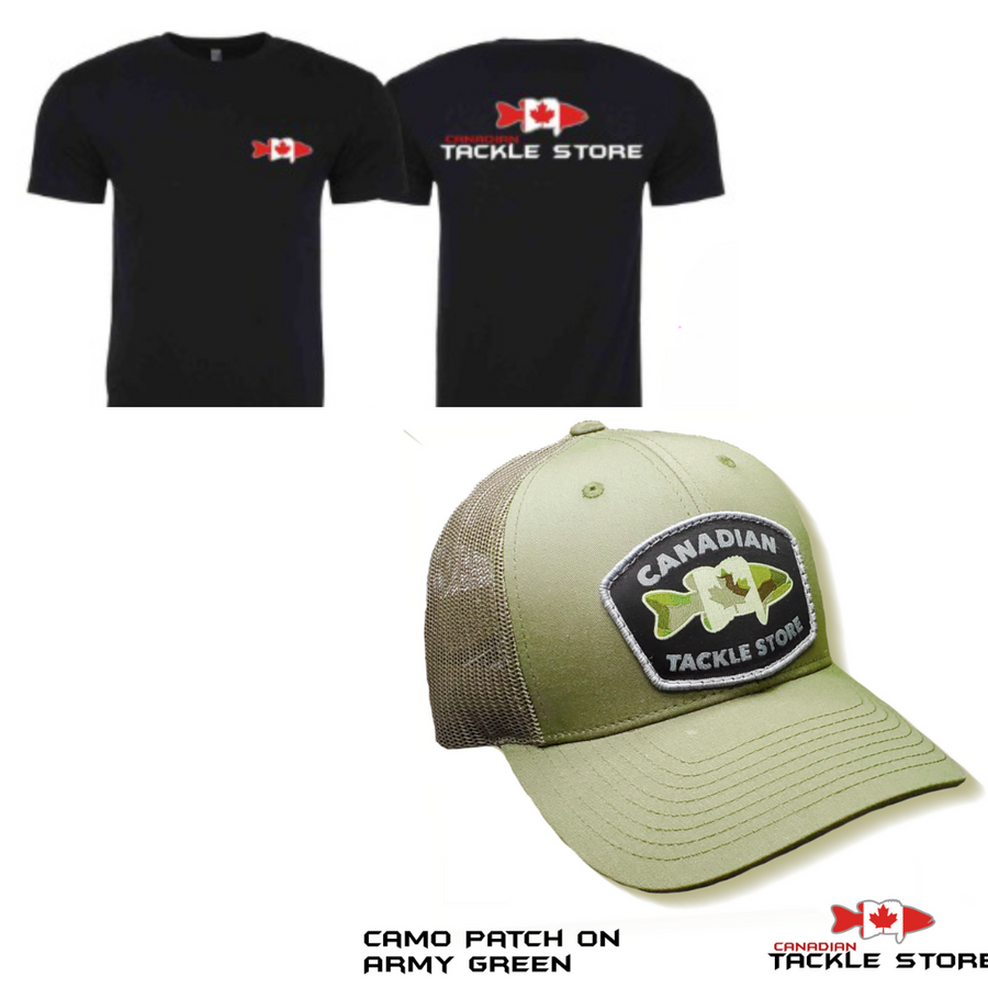 Canadian Tackle Store Cap and T-Shirt Bundle