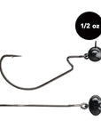 1/2 oz Tungsten Football Swing Head (2 pack) - Available in 2 Colors! - WOO! TUNGSTEN
