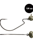 1/4 oz Tungsten Football Swing Head (2 pack) - Available in 2 Colors! - WOO! TUNGSTEN