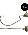 1 oz Tungsten Football Swing Head (1 pack) - Available in 2 Colors! - WOO! TUNGSTEN