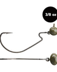 3/8 oz Tungsten Football Swing Head (2 pack) - Available in 2 Colors! - WOO! TUNGSTEN