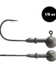 1/8 oz Tungsten Ball Head Jig Head (3 pack) - Available in 3 Colors! - WOO! TUNGSTEN