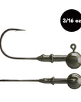 3/16 oz Tungsten Ball Head Jig Head (3 pack) - Available in 3 Colors! - WOO! TUNGSTEN