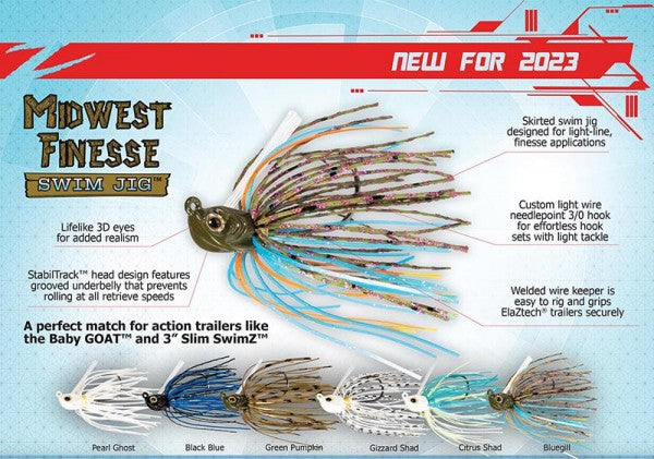 Z-MAN MIDWEST FINESSE SWIM JIG – Canadian Tackle Store