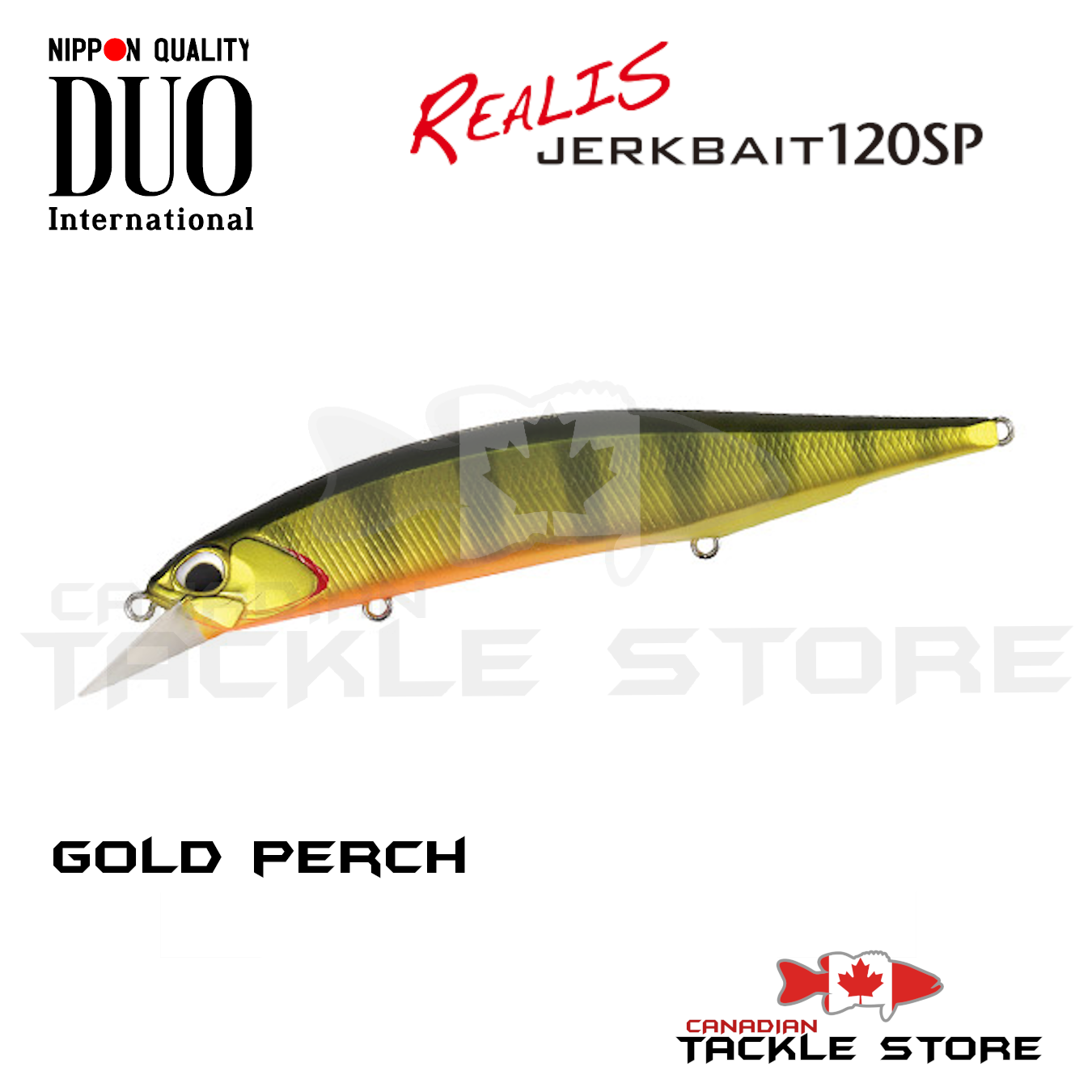 Duo - Jerkbait 120Sp Realis Pike Ltd Ada4054 Black Gold OB Duo - Jerkbait 120Sp Realis Pike Ltd Ada4054 Black Gold OB
