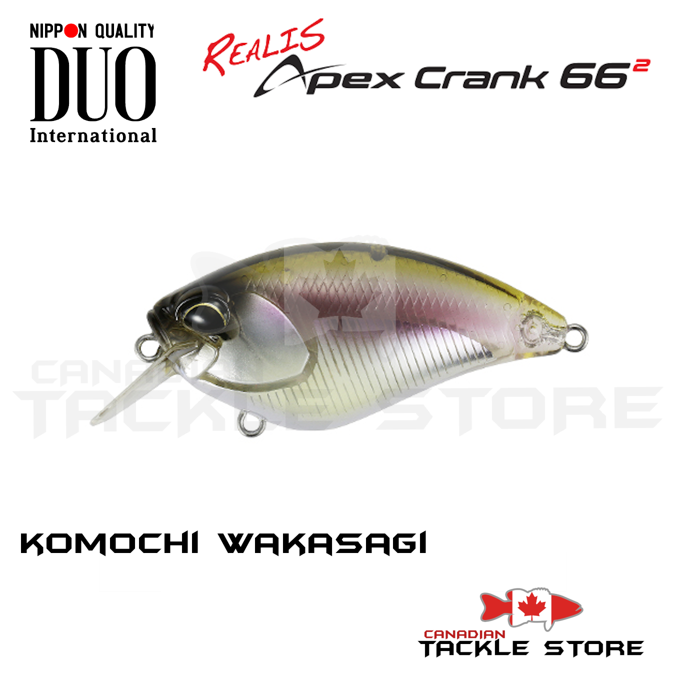 Leurre Flottant Duo Realis Apex Carré 66 - 66 Mm - 17.7 G - ADA3238 - Neuf