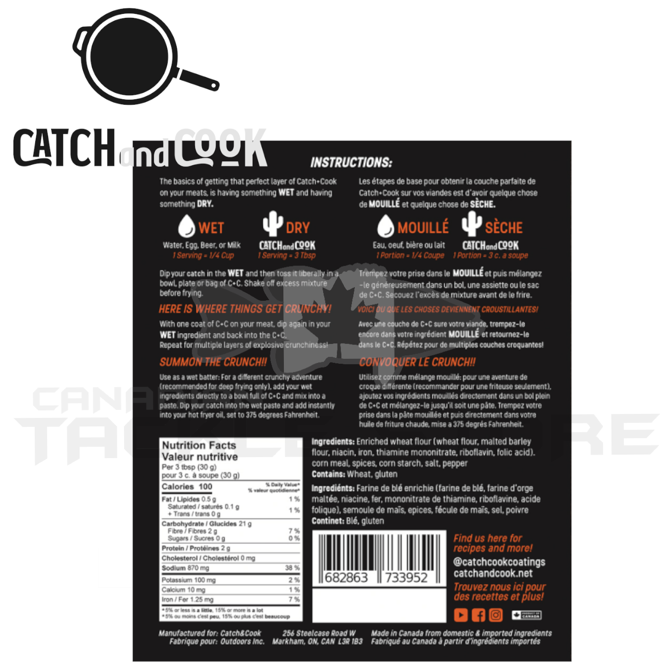 Catch and Cook Fish and Game Coating – Canadian Tackle Store