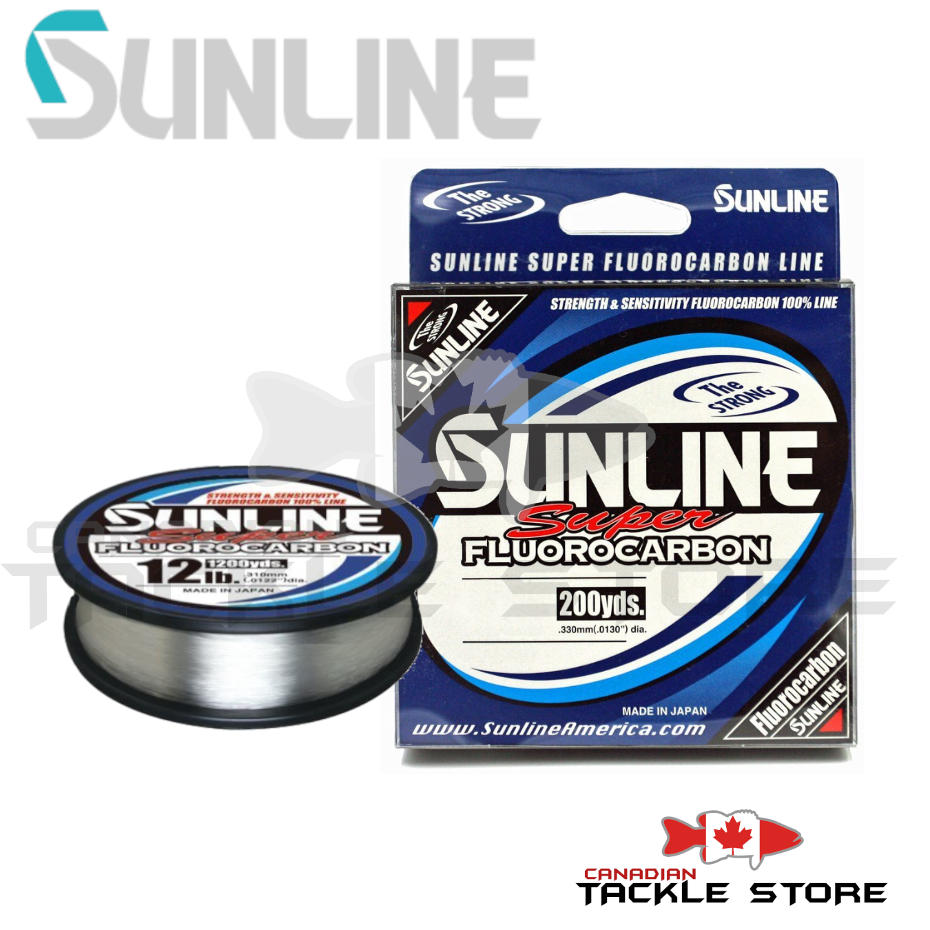 SUNLINE Super FC Sniper Fluorocarbon Fishing Line Clear 18lb 200yd for sale  online