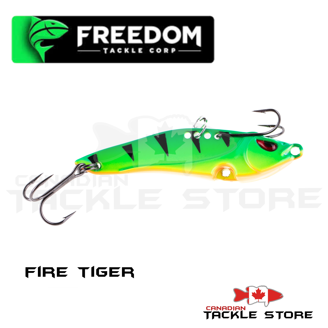 Freedom Tackle Blade Bait 3/4 OZ / FIRE TIGER