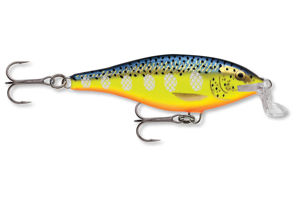 Rapala Shallow Shad Rap 07 Fishing lure, 2.75-Inch, Silver Fluorescent Chartreuse