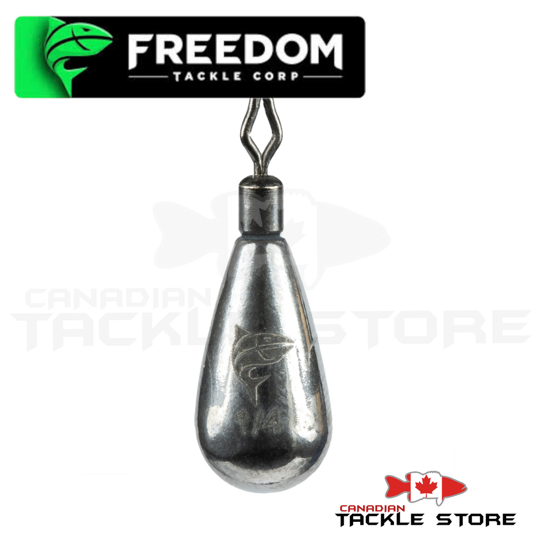 Freedom Tackle Tungsten Drop Shot Tear Drop Weight